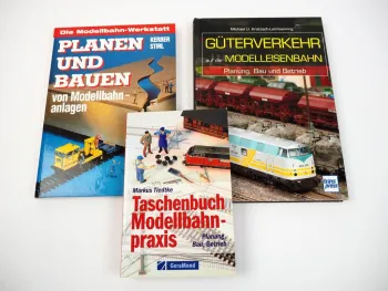 3 Bücher Modellbahn - Planen und Bauen Güterverkehr 1997/2011