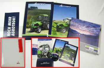 3 Prospekte Deutz Agrocompact 60 70 80 90 V Traktoren + CD Agrotron TTV
