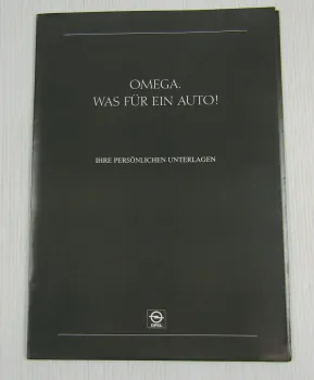 3 Prospekte Opel Omega A1 Sonderausstattungen Farben Polster + Preisliste 10/86