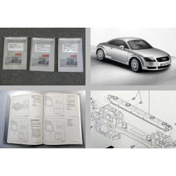3 Reparaturleitfaden Audi TT 8N ab 1999 Karosserie Montage Werkstatthandbuch