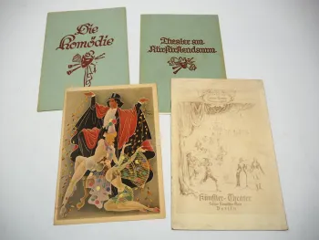 4 Stück Theater Programm Berlin Kurfürstendamm Admirals-Palast ca. 1940
