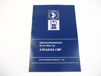 4VD 8,8/8,5-1 SRF Motor Werkstatthandbuch Reparaturanleitung