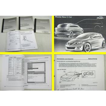 4x Mazda Karosserie Airbag Elektrik MESI Schulung Training Werkstatthandbuch