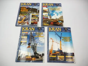 4x Orig. Zeitschrift Kranmagazin Fachmagazin für Kran- und Hebetechnik 2011/12
