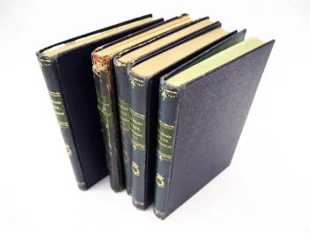 5 Bücher der Reihe Die Mode im 17. / 19. Jahrhundert Ausgabe 1905 bis 1919