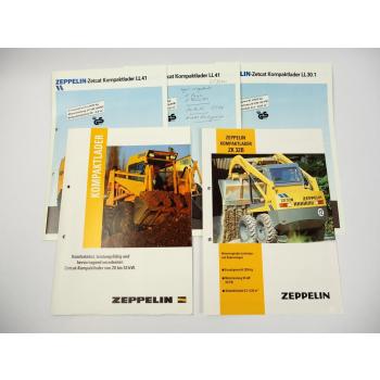 5 Prospekte Zeppelin Kompaktlader 1991
