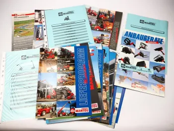 59 Prospekte Manitou Maniscopic Teleskoplader & Frontlader TMT MLA MT MVT MRT MC