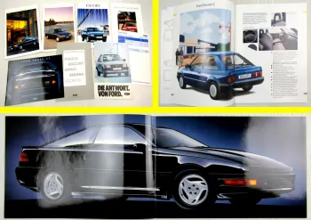 6 Prospekte + Preislisten Ford Probe Sierra Scorpio Escort aus den 80er Jahren