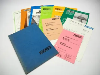 6x Original Prospekt Herzog Ballenförderanlage Seilzugentmistung Ballenblitz