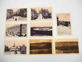 8 Foto AK Oberharz im Winter Hahnenklee 1930er Jahre Niedersachsen