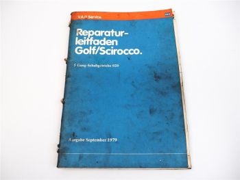 Reparaturleitfaden VW Golf 1 Scirocco 5Gang Schaltgetriebe 020 ab 1979 - 1993