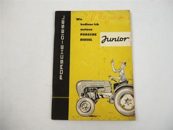 Porsche Diesel Junior K L S Schlepper Betriebsanleitung 1958