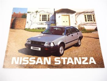 Nissan Stanza GL SGL 1.6 1.8 T11 Prospekt Brochure 1984