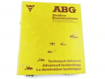 ABG Titan 111 Ersatzteilliste Ersatzteilkatalog Spare parts List Pieces rechange