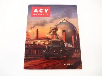 ACV Gazette Zeitschrift Journal of Associated Commercial Vehicles 1959 LKW Bus