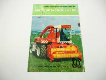 Agrostroj Prostejov Mars SP 8-050 Modell 93 Feldhäcksler Prospekt 1993