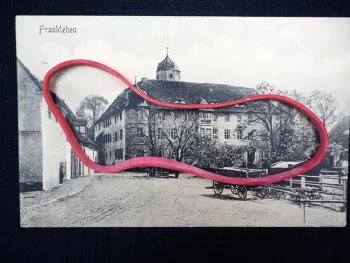 AK Frankleben Merseburg Geiseltal Schloss 1915 gelaufen