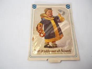 AK Oktoberfest München 1958 Hofbräu Bierwerbung