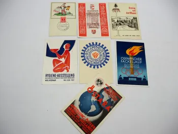 AK Postkarten 7x Österreich 1935 bis 1953