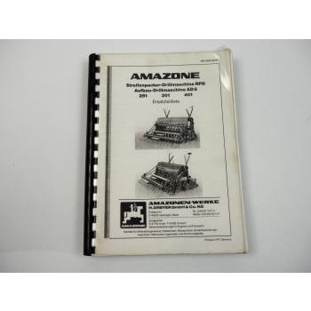 Amazone RPD AD8 251 301 401 Drillmaschine Ersatzteilliste 1998