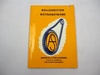 Arnold & Stolzenberg Rollenketten Kettengetriebe Handbuch Katalog Berechnung 1966