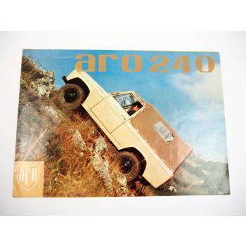 ARO 240 Geländewagen Prospekt 1970er Jahre