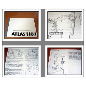 Atlas 110.1 Kran Betriebs- u. Wartungshandbuch