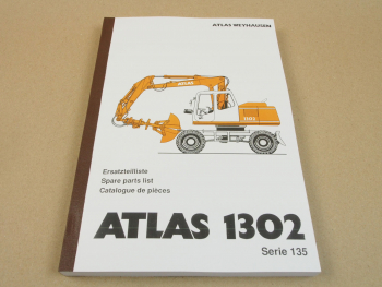 Atlas 1302 M Ersatzteilliste Spare Parts List Catalogue de Pieces