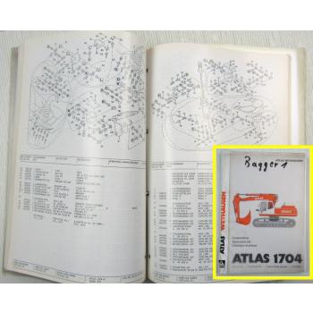 Atlas 1704 LC Serie 373R Ersatzteilliste Spare parts List Catalogue de pieces