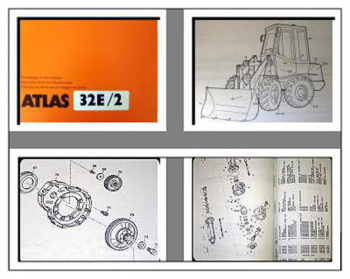 Atlas 32E/2 Radlader Ersatzteilliste