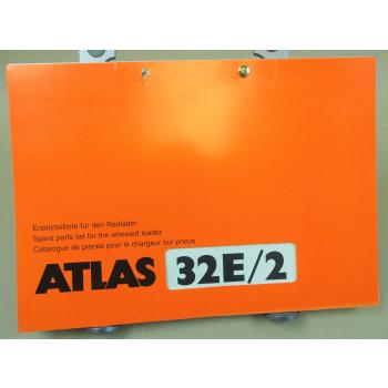 Atlas 32E/2 Radlader Ersatzteilliste Parts List Pieces de Rechange 6/1998
