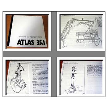 Atlas 35.1 Kran Betriebs- u. Wartungshandbuch