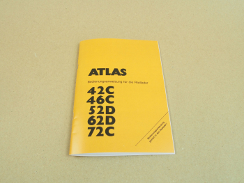 Atlas 42C 46C 52D 62D 72C Betriebsanleitung Bedienungsanleitung
