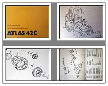 Atlas 42C Radlader Ersatzteilliste Ersatzteilkatalog Spare parts List