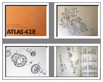 Atlas 42E Radlader Ersatzteilliste