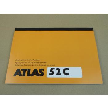Atlas 52C Radlader Ersatzteilliste Spare Parts List Catalogue de Pieces