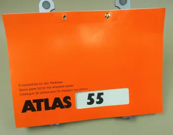 Atlas 55 Radlader Ersatzteilliste Parts List Pieces de Rechange 3/1998