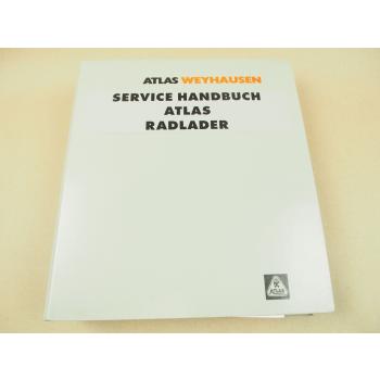 Atlas 55 Radlader Service Handbuch Werkstatthandbuch Reparaturanleitung 1998