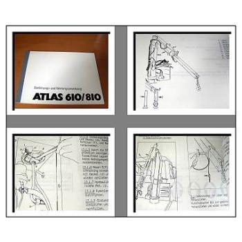 Atlas 610, 810 Kran Betriebs- u. Wartungshandbuch