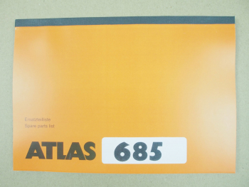 Atlas 685 Ersatzteilliste Spare Parts List