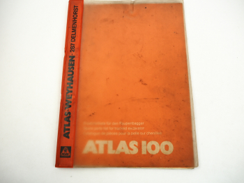 Atlas AB 100 Ersatzteilliste Spare parts list Catalogue de pieces