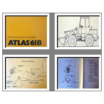 Atlas AR61B Radlader Betriebsanleitung Bedienung Wartung