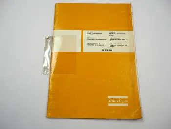 Atlas Copco XAS30Dd Fahrbarer Schraubenkompressor Ersatzteilliste 1984