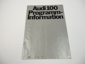 Audi 100 C1 Limousine Prospekt 1968