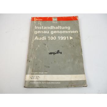 Audi 100 C4 A6 Instandhaltung genau genommen AAN AAR ABC AAH AAT ...