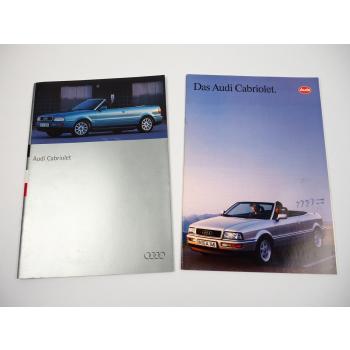 Audi 80 B4 Cabriolet 2x Prospekt 1992/94