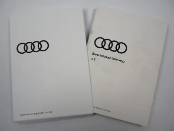 Audi A3 8V Bedienungsanleitung Betriebsanleitung 11/2018 Bordmappe deutsch