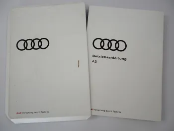 Audi A3 8Y RS3 S3 Betriebsanleitung Bedienungsanleitung 6/2022 Bordmappe deutsch