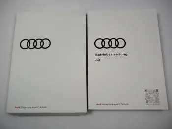 Audi A3 8Y RS3 S3 Betriebsanleitung Bedienungsanleitung Bordmappe 7/ 2025