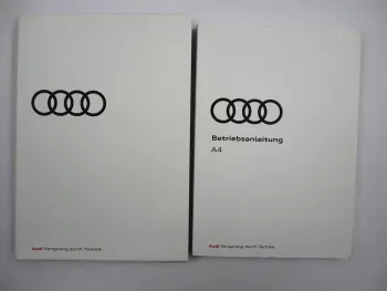 Audi A4 B9 8W RS4 S4 allroad quattro Betriebsanleitung 11/2022 Bordmappe